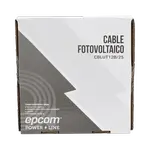[Nexus:syscom] 1 - Cable Fotovoltaico Negro / Cobre Estañado / 4 mm² (12 AWG) / 2000V / Rollo de 25 m / / UL 4703 y TUV CBLUT12B/25 imagen 1