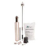 [Nexus:syscom] 1 - Kit Pararrayo con Punta de Acero Inoxidable con Avance de Cebado de 60 m. y Accesorios de Instalación en Torre. KIT-MASTER-PE15-INOX imagen 1