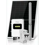 [Nexus:syscom] 1 - Kit de Bombeo Solar 1500W (1 HP) / Bomba Sumergible con Controlador Integrado 60-220V CD / 4 Módulos Solares 540W / Interruptor Termomagnético 2P 20A 800V CC / Protector de Descargas Atmosféricas / Gabinete IP66 SP1500DCKIT imagen 1