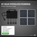 [Nexus:syscom] 1 - Kit Solar Interconexion  / 2.5kW  220Vca / Microinversores Growatt / Montaje Incluido NEO2500MX2KIT imagen 1