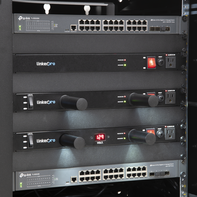 [Nexus:syscom] 3 - PDU para Distribución de Energía, Montaje en Rack, 11 salidas, Instalación Horizontal, de 19in, 1U, 15 Amp, 120 Vca, Con Indicador Led Y Display LP-PDU-11DP imagen 3