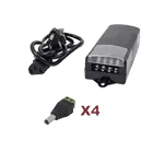 [Nexus:syscom] 1 - Kit con fuente EPCOM con salida de 12 Vcc a 5 Amper con 4 salidas / Incluye conectores JR52 K2-PS12DC4C imagen 1