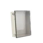 [Nexus:syscom] 2 - Gabinete Plástico ABS, Puerta Transparente, Uso en Intemperie (350 x 460 x 160 mm) Cierre por Broches Inoxidables y Permite Cerrado con Candado y Llave (Perno 5mm) No Incluido PST-3546-16ET imagen 2