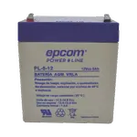 [Nexus:syscom] 1 - Batería 12 Vcc / 5 Ah / UL / Tecnología AGM-VRLA / Para uso en equipo electrónico Alarmas de intrusión / Incendio/ Control de acceso / Video Vigilancia / Terminales F1 / Cargador recomendado CHR-80. PL512 imagen 1