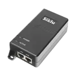 [Nexus:syscom] 1 - Inyector PoE Pasivo, 1 Gbps, 60 W, 55 Vcc, 100-240 Vca, Cable CA AX-IN-60W-AC-POE-US imagen 1