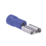 [Nexus:syscom] 1 - Terminal tipo hembra aislada 0.250 / 16 - 14 AWG / Azúl / Para baterías con terminal F1 / Paquete de 25 piezas. AE55095 imagen 1
