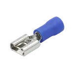 [Nexus:syscom] 2 - Terminal tipo hembra aislada 0.250 / 16 - 14 AWG / Azúl / Para baterías con terminal F1 / Paquete de 25 piezas. AE55095 imagen 2