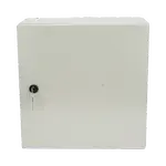 [Nexus:syscom] 1 - Gabinete de Acero IP66 Uso en Intemperie (400 x 400 x 200 mm) con Placa Trasera Interior de Metal y Compuerta Inferior Atornillable (Incluye Chapa y Llave PST407) PST404020AR imagen 1