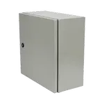 [Nexus:syscom] 2 - Gabinete de Acero IP66 Uso en Intemperie (400 x 400 x 200 mm) con Placa Trasera Interior de Metal y Compuerta Inferior Atornillable (Incluye Chapa y Llave PST407) PST404020AR imagen 2