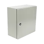 [Nexus:syscom] 3 - Gabinete de Acero IP66 Uso en Intemperie (400 x 400 x 200 mm) con Placa Trasera Interior de Metal y Compuerta Inferior Atornillable (Incluye Chapa y Llave PST407) PST404020AR imagen 3