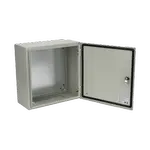 [Nexus:syscom] 5 - Gabinete de Acero IP66 Uso en Intemperie (400 x 400 x 200 mm) con Placa Trasera Interior de Metal y Compuerta Inferior Atornillable (Incluye Chapa y Llave PST407) PST404020AR imagen 5