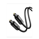 [Nexus:syscom] 1 - Cable Óptico Toslink (S/PDIF) de Alta Calidad para Audio Digital / 3 Metros (9.84 Pies) / Tapa de Protección / Dolby 7.1 Canales / Diseño Durable / Plug & Play / Color Negro 70893 imagen 1