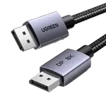 [Nexus:syscom] 1 - Cable DisplayPort 1.4 | 3 Metros (9.84 Pies) | Resolución 8K@60Hz | Blindaje Interno Múltiple | 3D/HDR+/HDCP | 32.4 Gbps | FreeSync G-Sync | Certificado VESA | Núcleo de Cobre Estañado | Malla de Nylon | Carcasa de Aluminio 25906 imagen 1