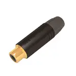 [Nexus:syscom] 1 - Conector Hembra RCA | Carcasa Enchapada en Negro | Contacto Enchapado en Oro | Cable OD 3.5-6.5mm MT390 imagen 1