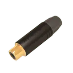 [Nexus:syscom] 2 - Conector Hembra RCA | Carcasa Enchapada en Negro | Contacto Enchapado en Oro | Cable OD 3.5-6.5mm MT390 imagen 2