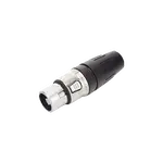 [Nexus:syscom] 5 - Conector hembra XLR de 3 núcleos con carcasa de acero inoxidable y contactos chapados en oro SCHF3 imagen 5