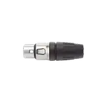 [Nexus:syscom] 6 - Conector hembra XLR de 3 núcleos con carcasa de acero inoxidable y contactos chapados en oro SCHF3 imagen 6
