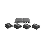 [Nexus:syscom] 3 - Kit Divisor y Extensor HDMI (Extender Splitter)  / Divide 1 Fuente HDMI a 4 Pantallas / Extiende la señal HDMI hasta 40 m / Resolución 1080P @ 60 Hz / Cat 6/6a/7 / Cero Latencia / Salida Loop en el Tx / IR / Alimente solo el Tx (PoC). TT714PRO imagen 3