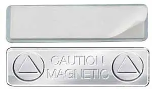5730-3000 Iman de dos placas Metalicas con Cinta Adhesiva Brady