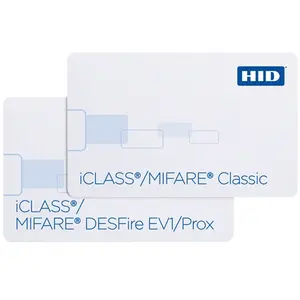 3913xM HID Tarjeta Inteligente de Alta Seguridad iCLASS SE 32K Bit & MIFARE 4K bit con 40 Sectores 