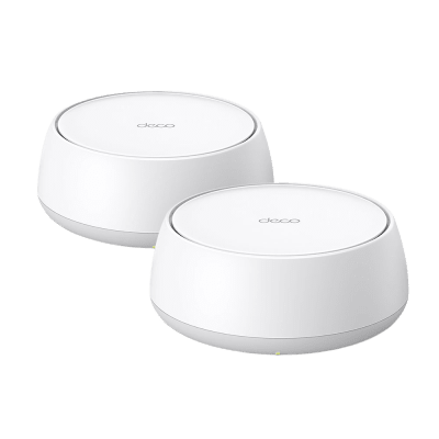 Kit Routers Inalámbricos MESH Interior para Hogar / Doble Banda Wi-Fi 7 BE3600 Mbps / 2 Puerto 1 Gigabit WAN/LAN / 4 Antenas Internas / Operación Multi-Link MLO / Administración Mediante la App Deco (iOS, Android) / HomeShield
