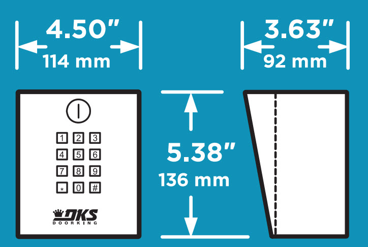 Teclado para exterior 1515080
