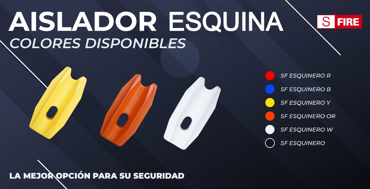 Aislador para postes de esquina SFIRE SFESQUINERO
