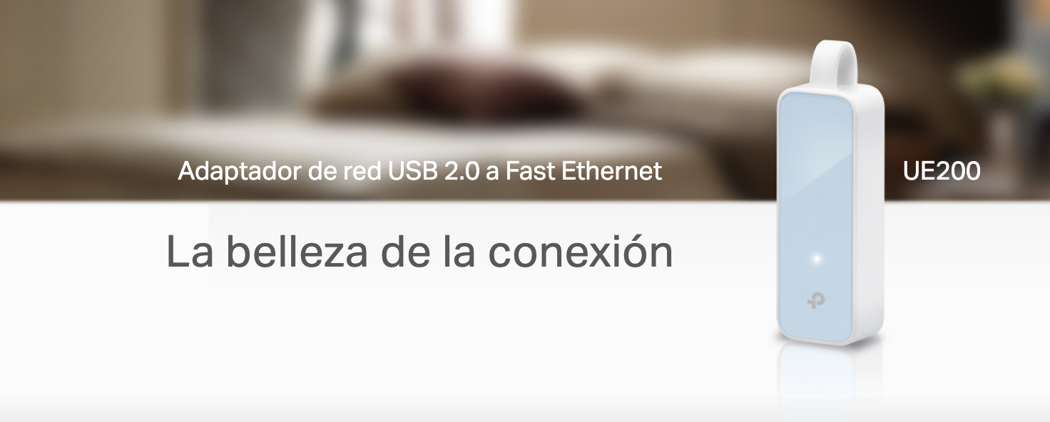 Adaptador de red Ethernet USB 2.0 a RJ45 100Mbps