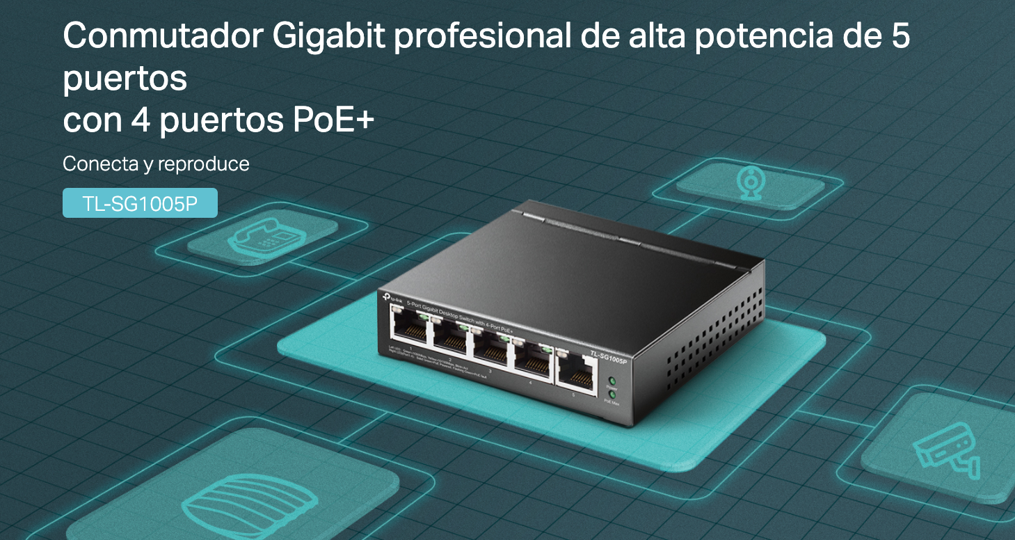 Switch TP-LINK TLSG1005P