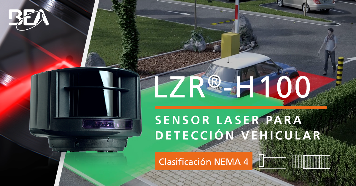 Banner informativo del sensor Láser BEA 10LZRH100