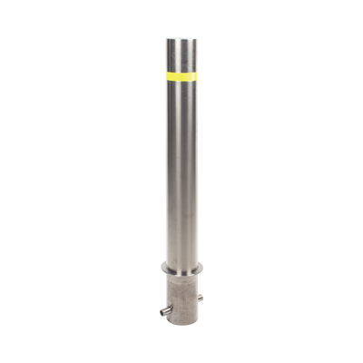 Bolardo fijo de acero inoxidable de 900 mm