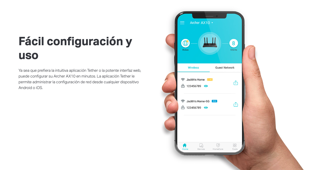 Aplicación Tether