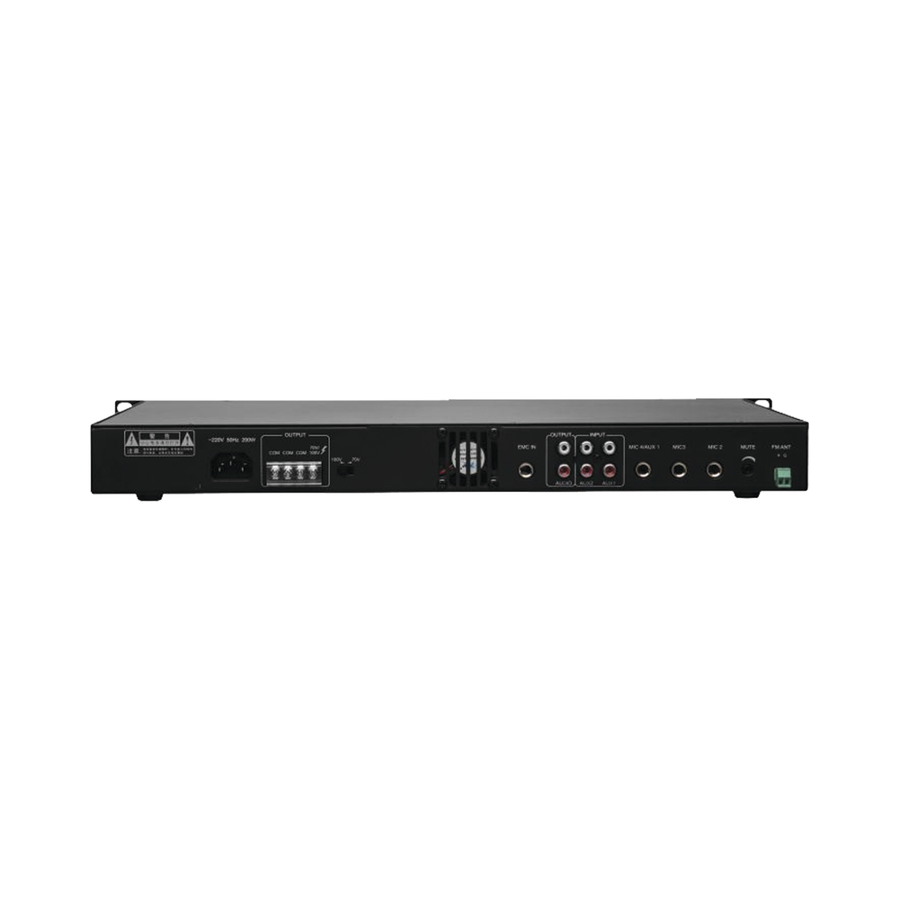 Panel frontal del amplificador