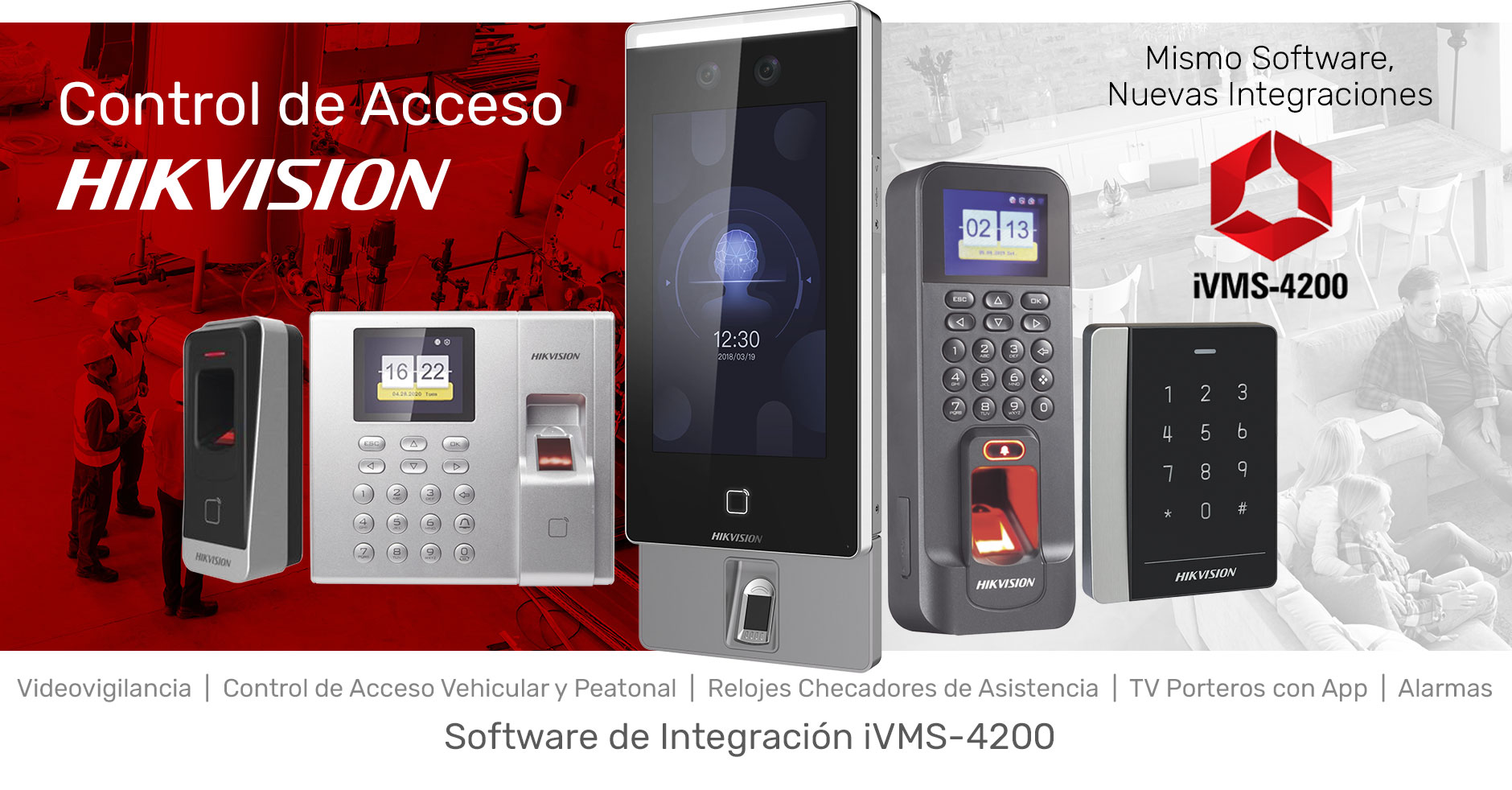 Banner Control de Acceso Hikvision