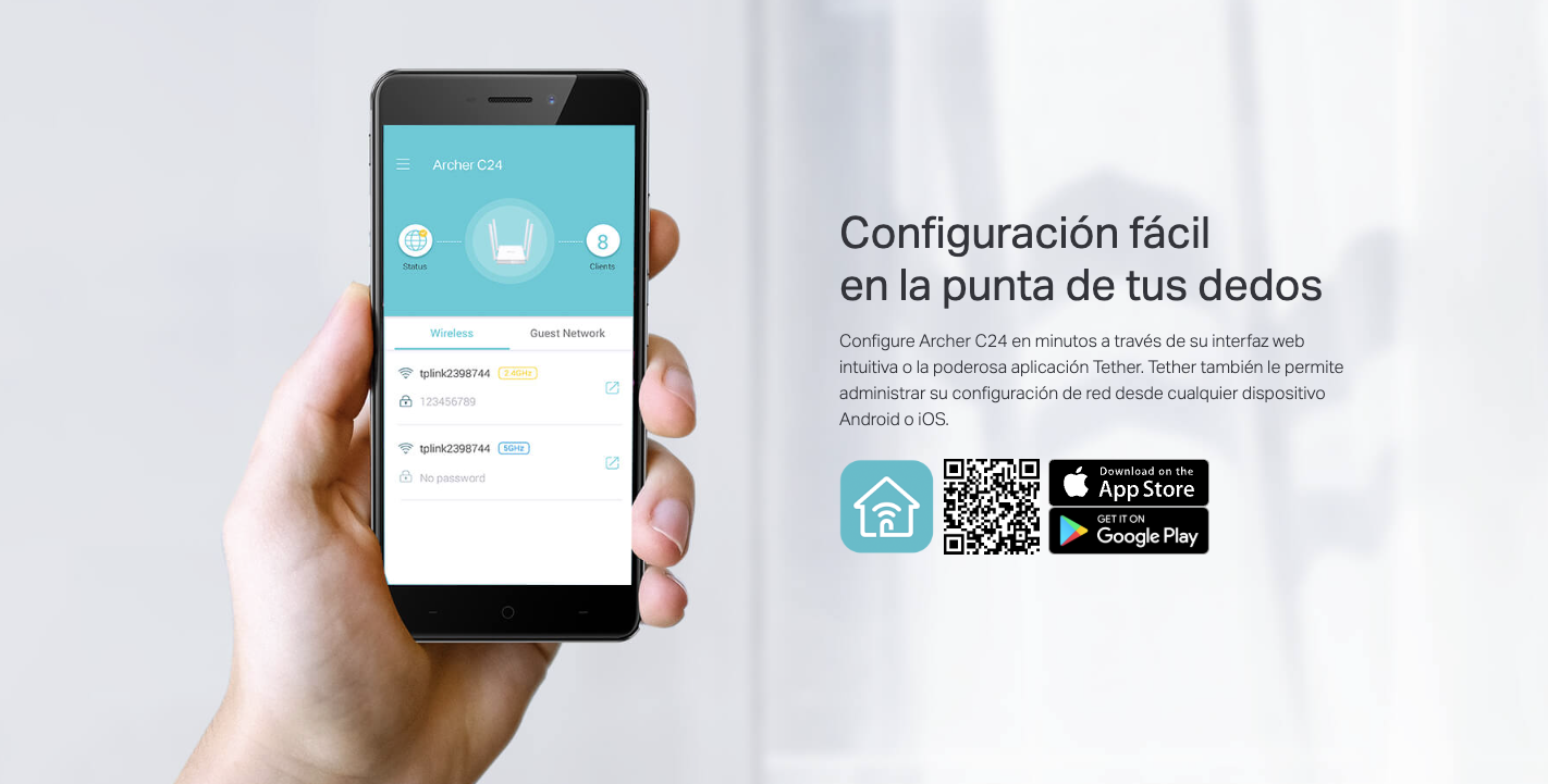 Aplicación Tether