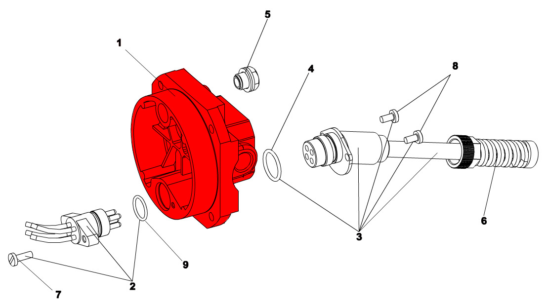 Tapa trasera para operador FAAC serie 400