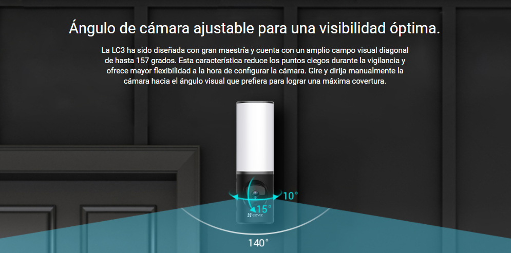 Característica de la cámara