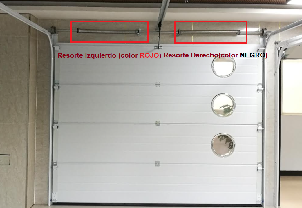 Resortes para puerta de garage