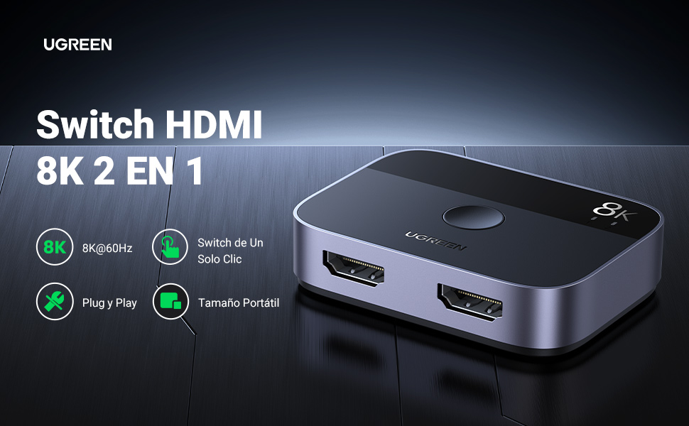 Conmutador HDMI 2.1 8K