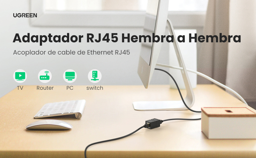 Acoplador Ethernet UGREEN 20390