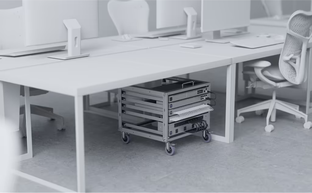 Toolless Mini Rack vista 2