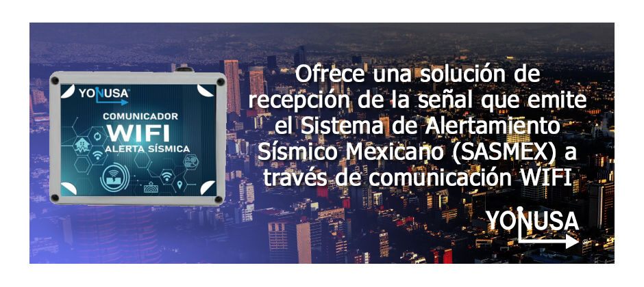 Comunicador WIFI para Alerta Sísmica YONUSA YASWIFI