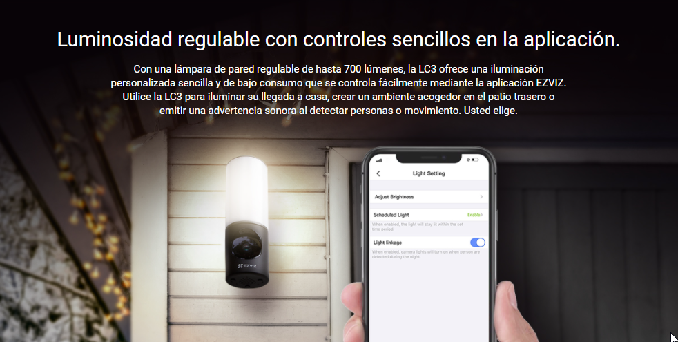 Iluminación de la cámara