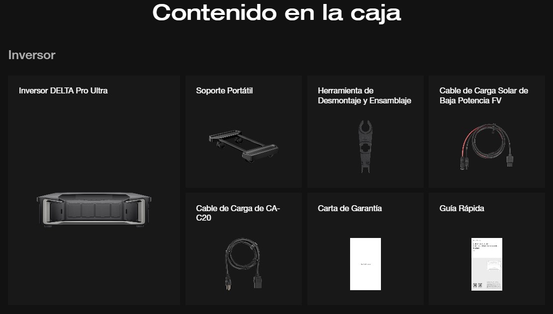 Contenido del producto