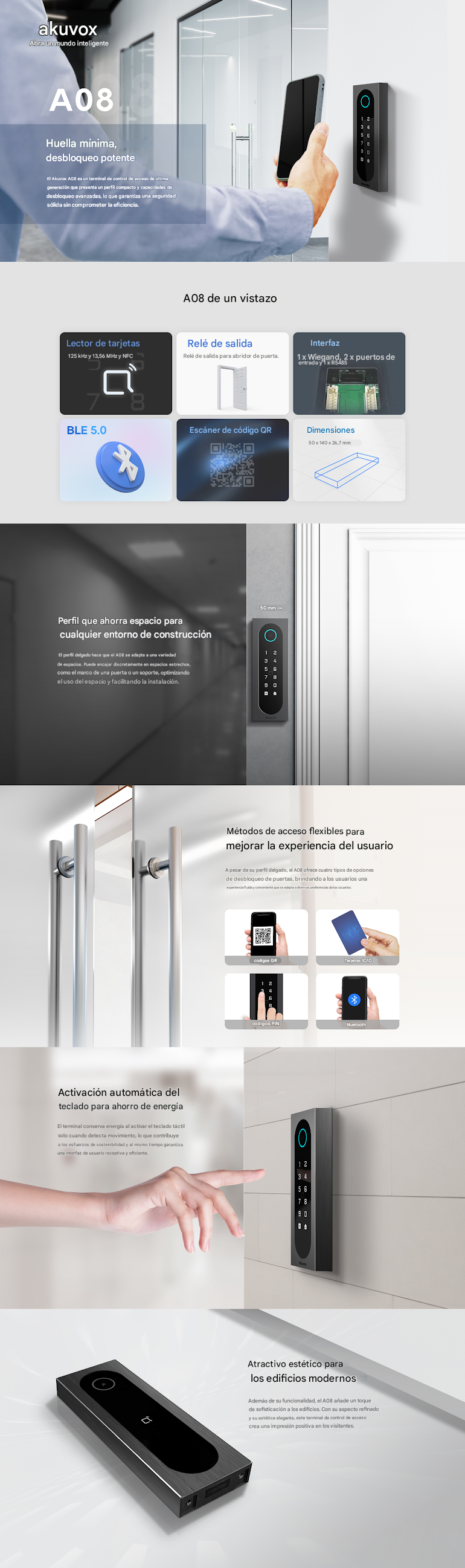 Control de Acceso Akuvox A08S