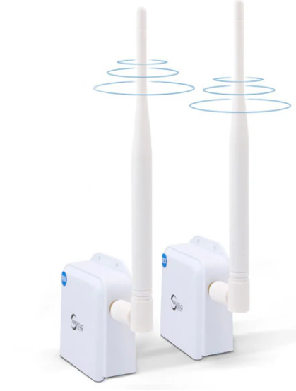 Kit con transmisor y receptor