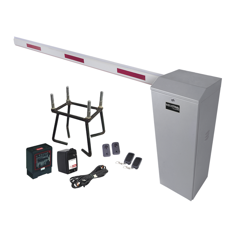 Kit completo barrera vehicular