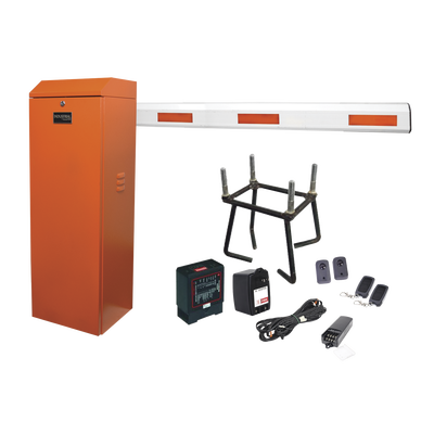 Kit de barrera vehicular derecha color naranja