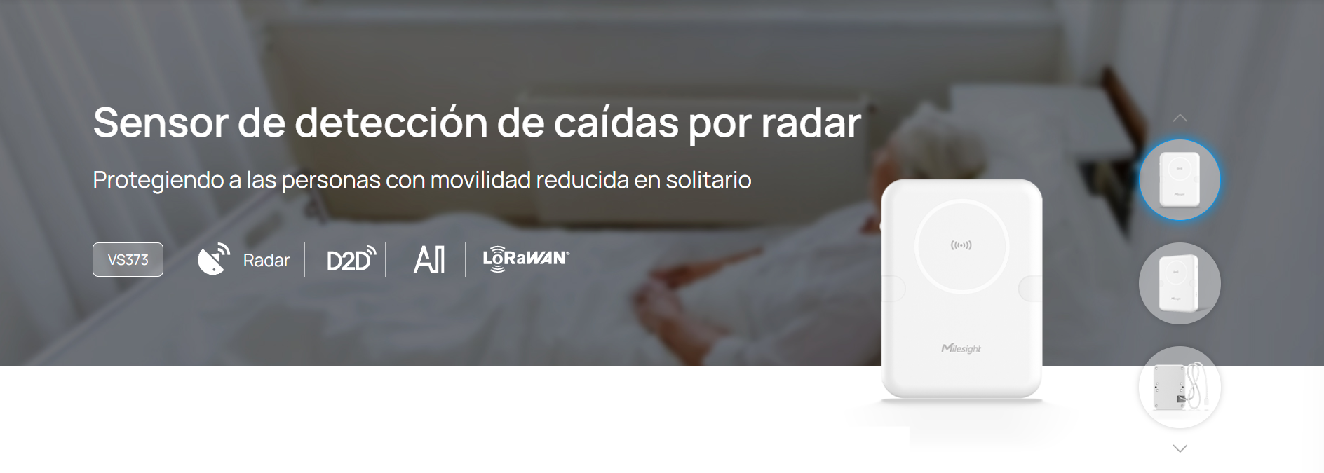 Sensor detector de personas caídas LORAWAN® VS373915M