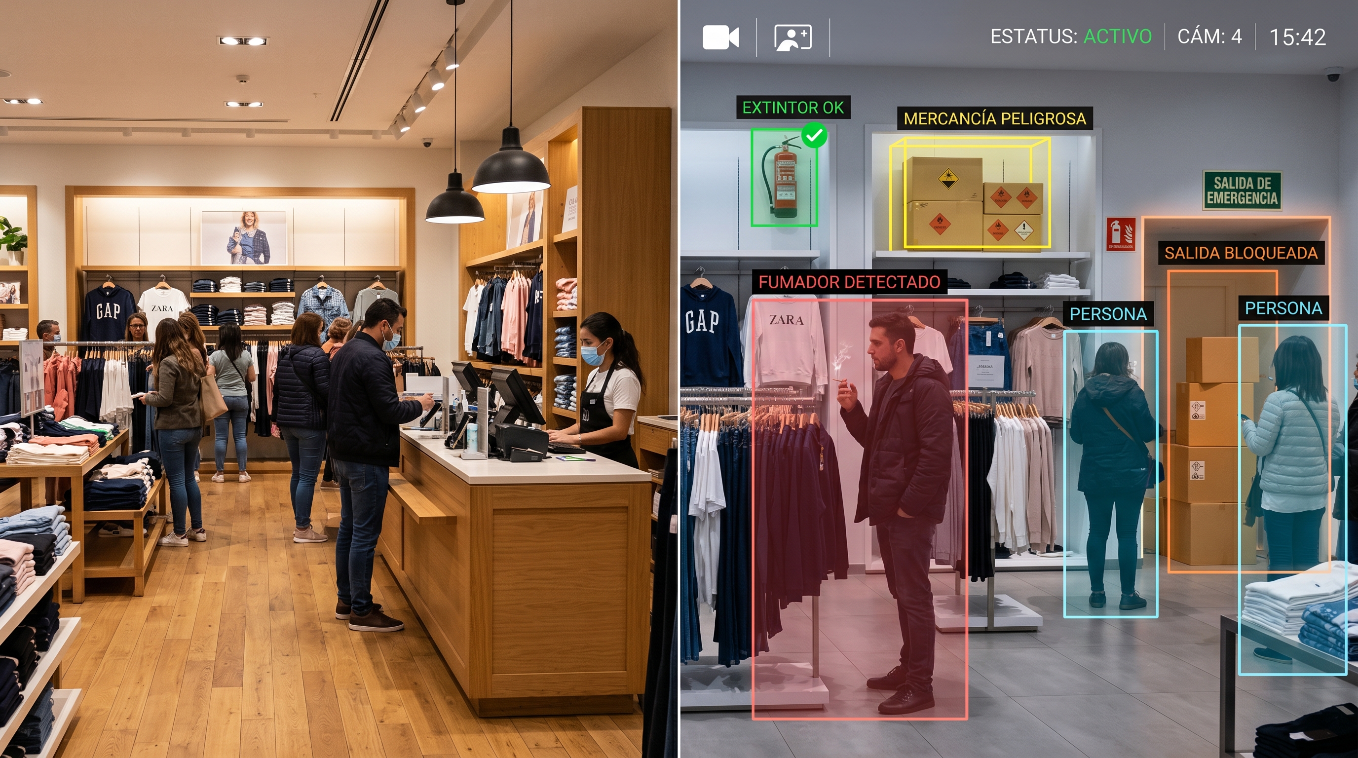 IA detección retail